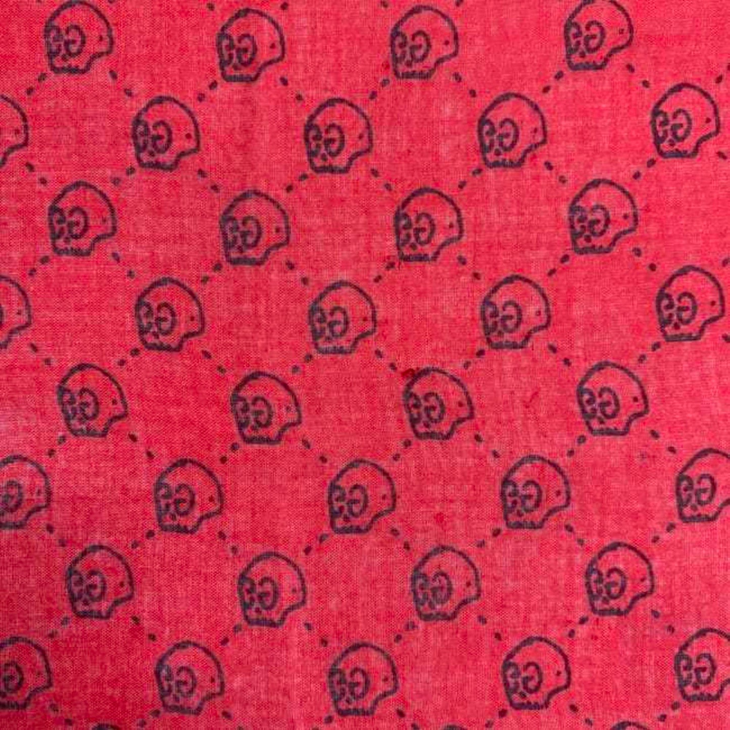Gucci Scarf Ec-22489 Red Ghost 453225 Silk Cotton Gucci Skull Gg