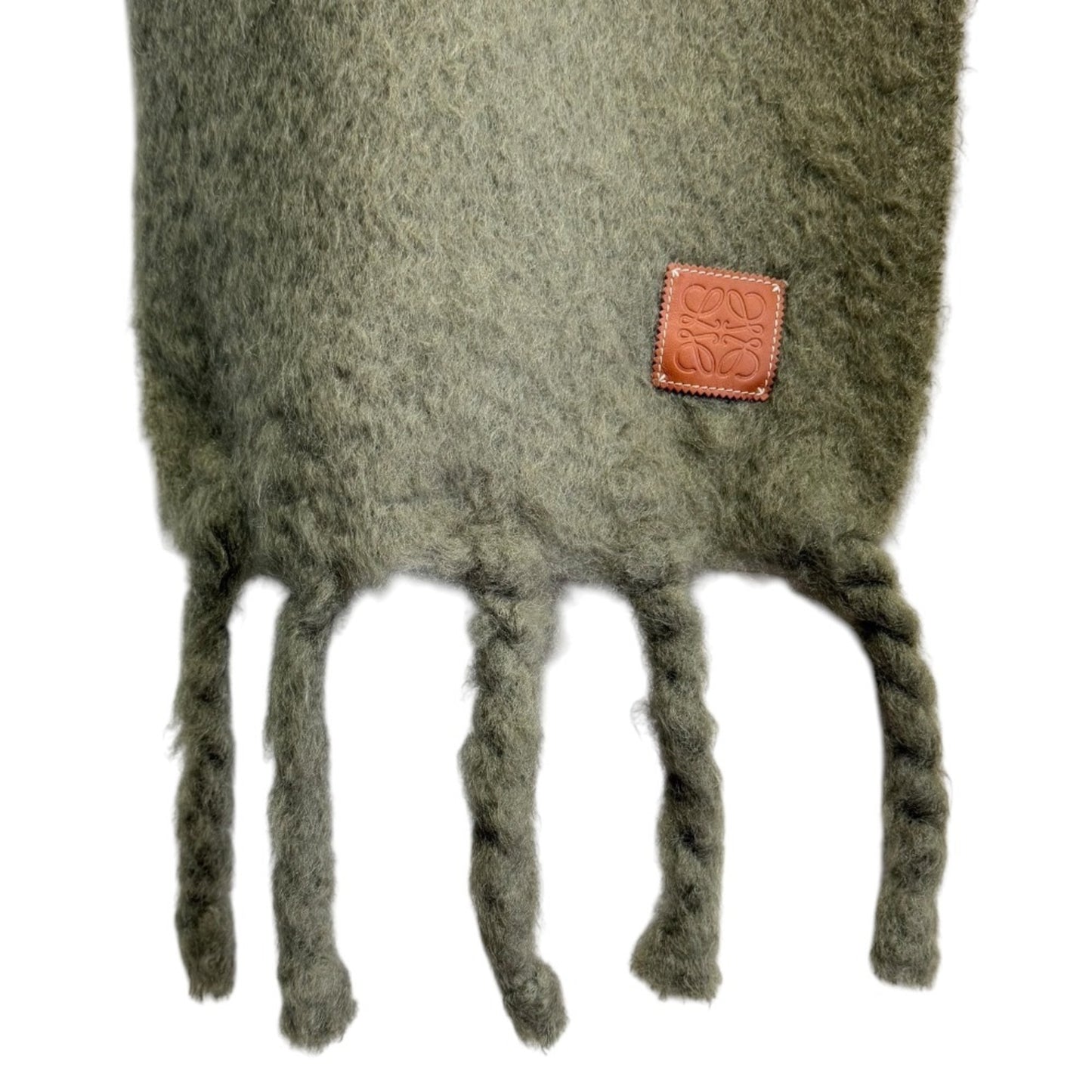 Loewe Anagram Leather Patch Mohair Wool Blend