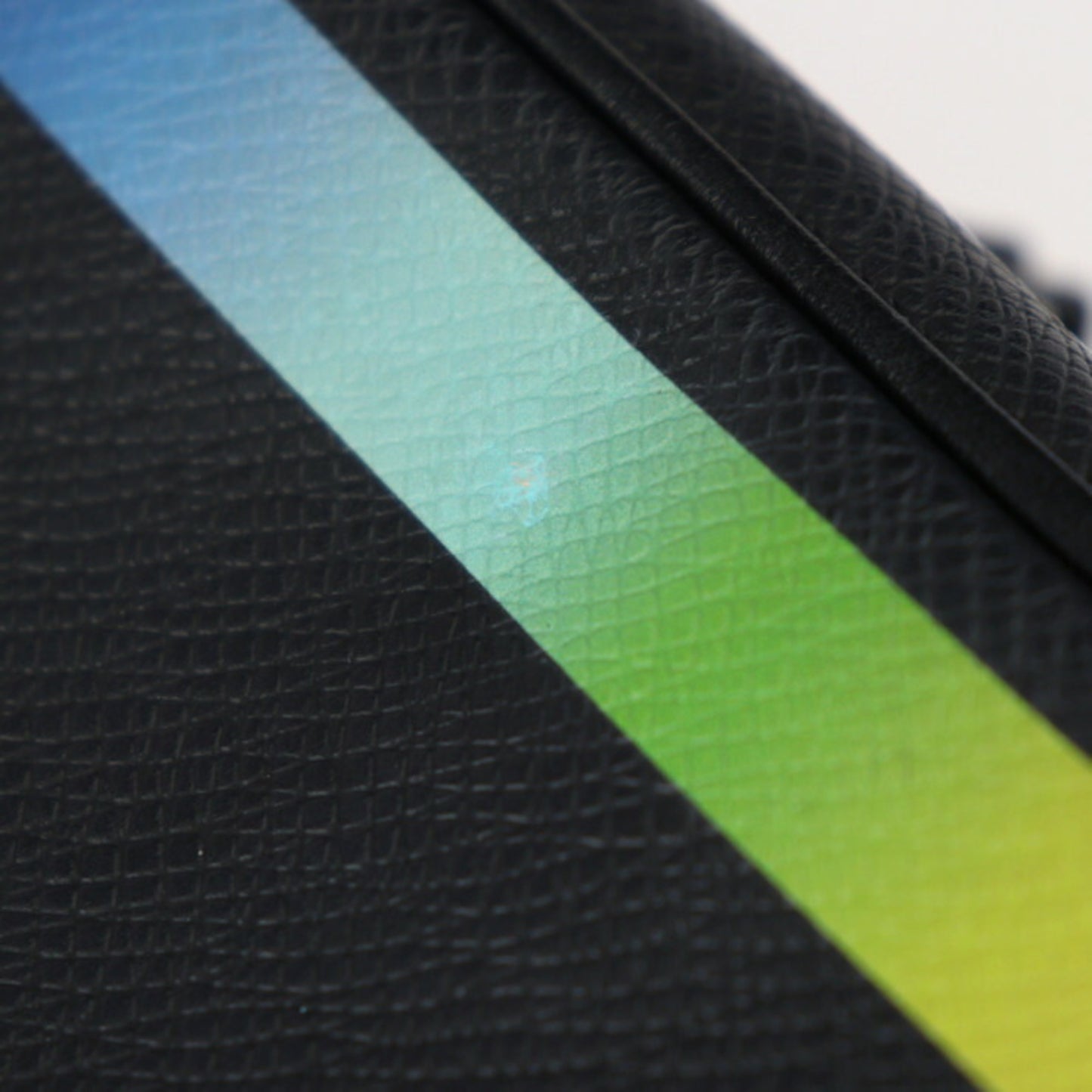 Louis Vuitton Louis Vuitton Mini Soft Trunk Taiga Shoulder Bag M30351 Leather Black Rainbow