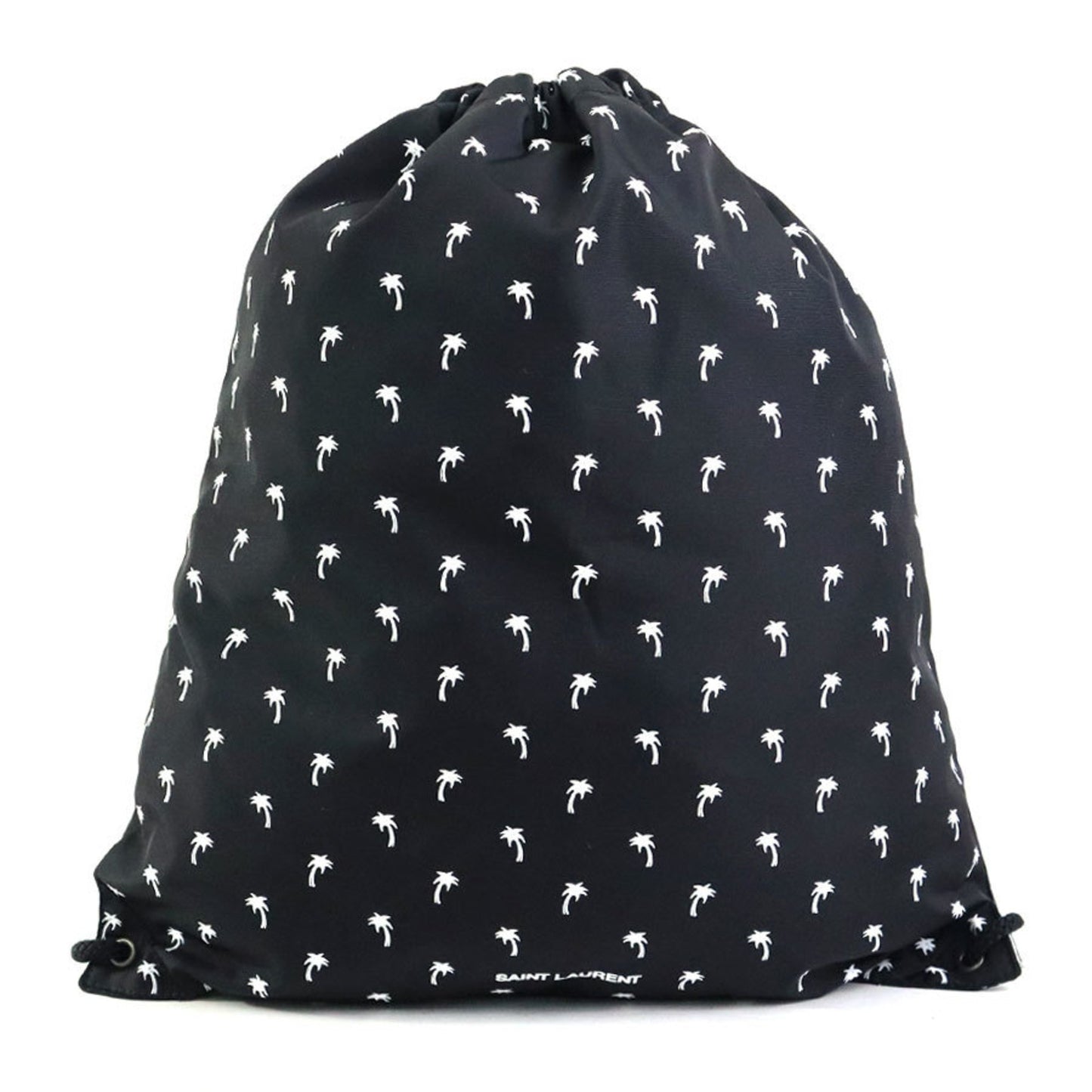 Saint Laurent Saint Laurent Backpack Knapsack Nylon Black X White