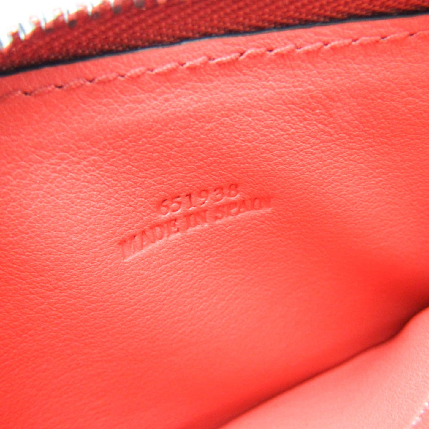 Loewe Anagram Fragment Case Leather Card Case Pink