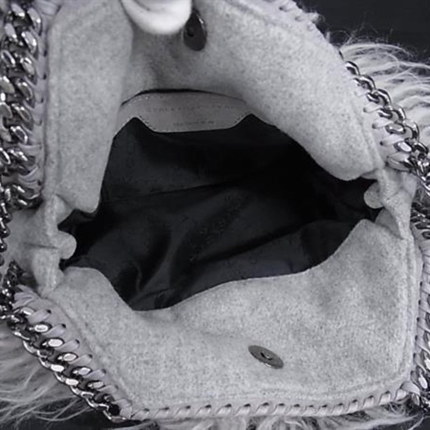 Stella Mccartney Falabella Shoulder Bag - Grey Fur