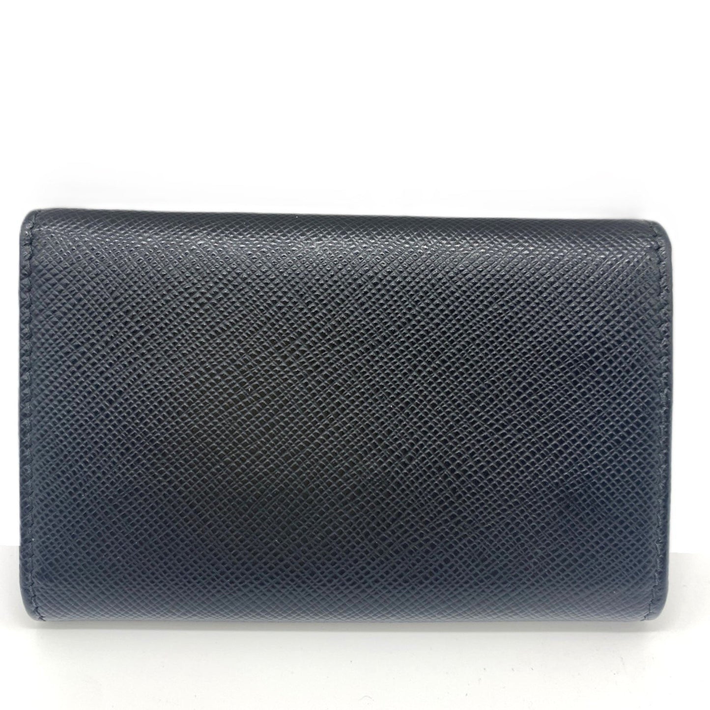 Prada Saffiano Leather 4-Ring Key Case Black Prada