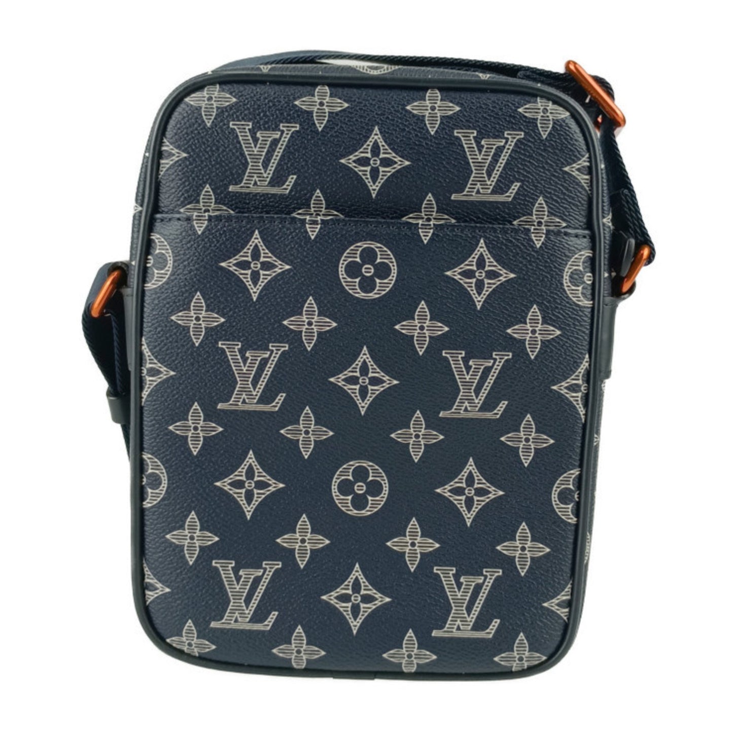Louis Vuitton Louis Vuitton Shoulder Bag Danube Pm Upside Down M43678 Navy Monogram Ink Canvas
