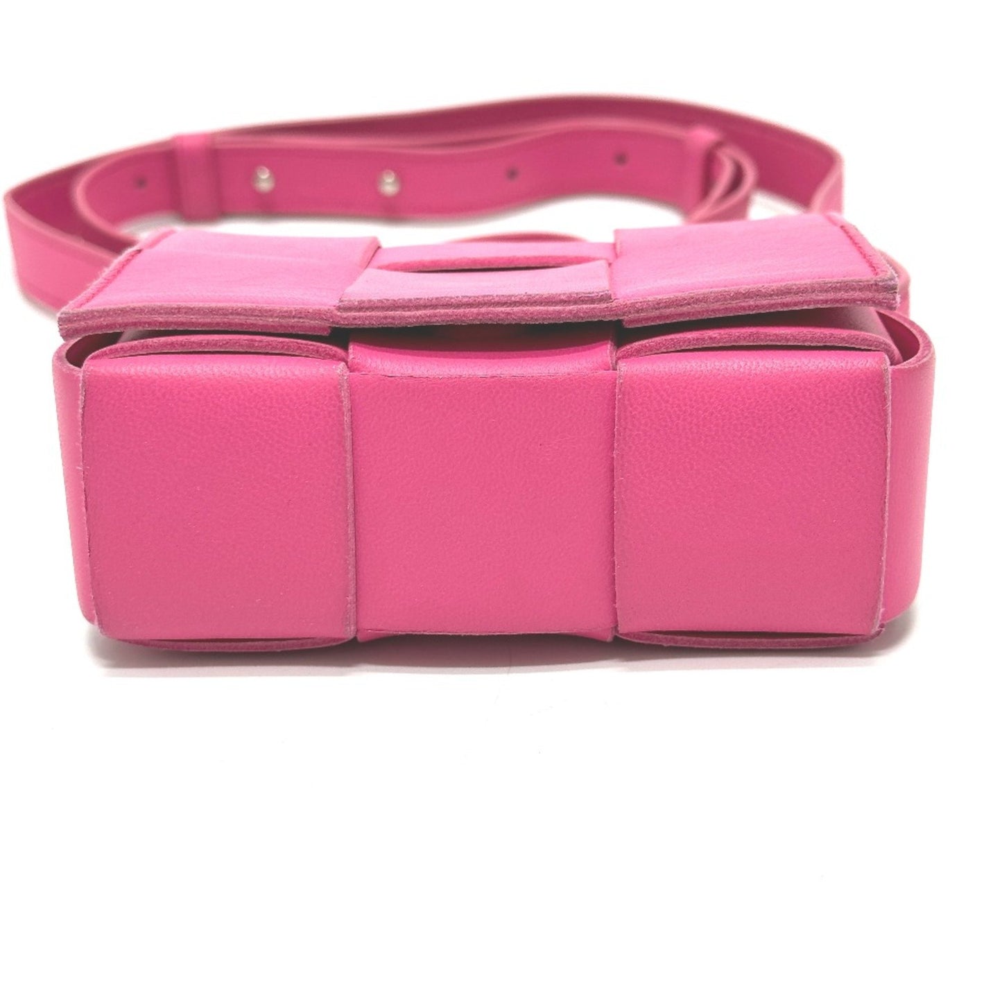 Bottega Veneta Maxi Intrecciato Crossbody Pochette Crossbody Shoulder Bag Pink
