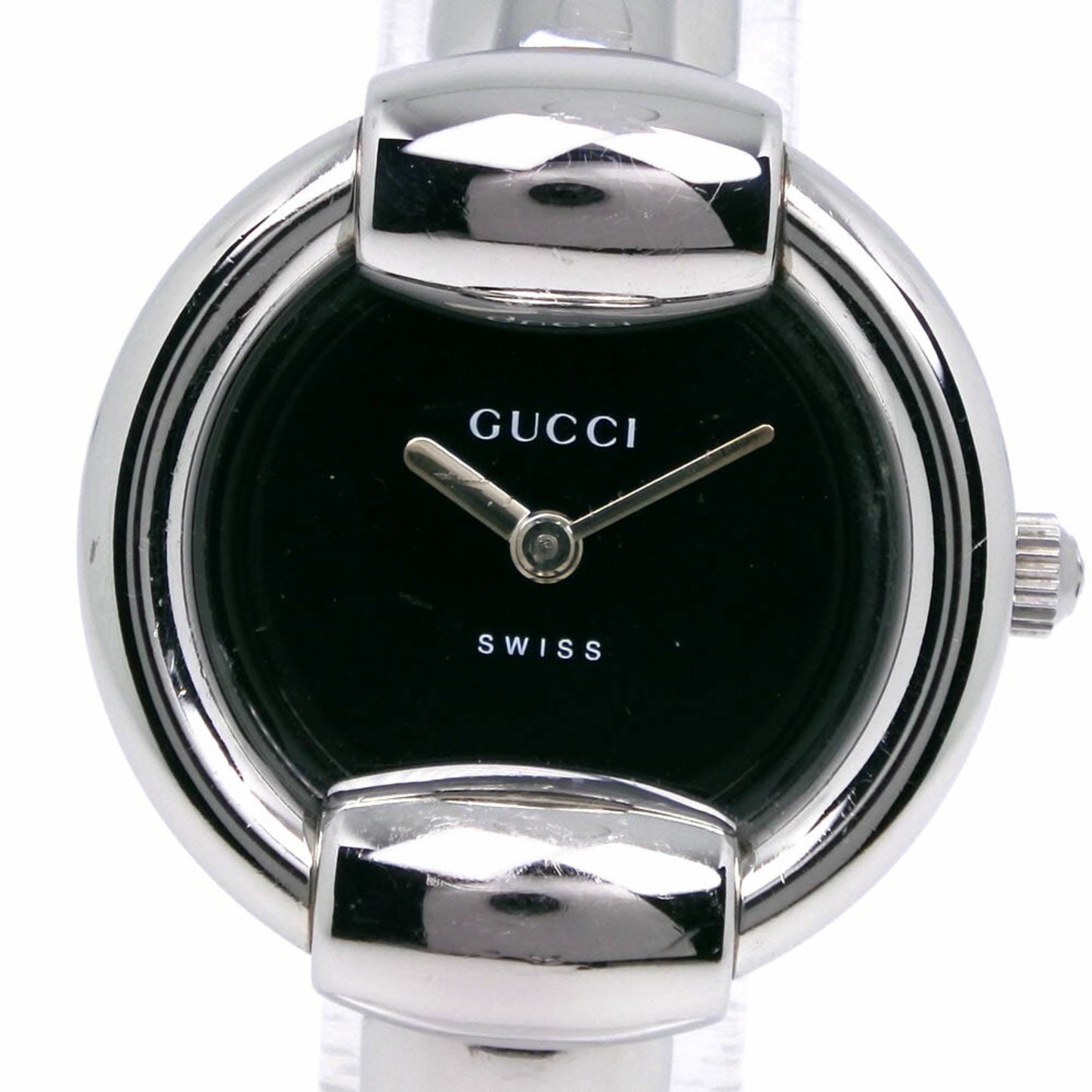 Gucci Gucci Watch 1400L Stainless Steel Quartz Analog Display Black Dial