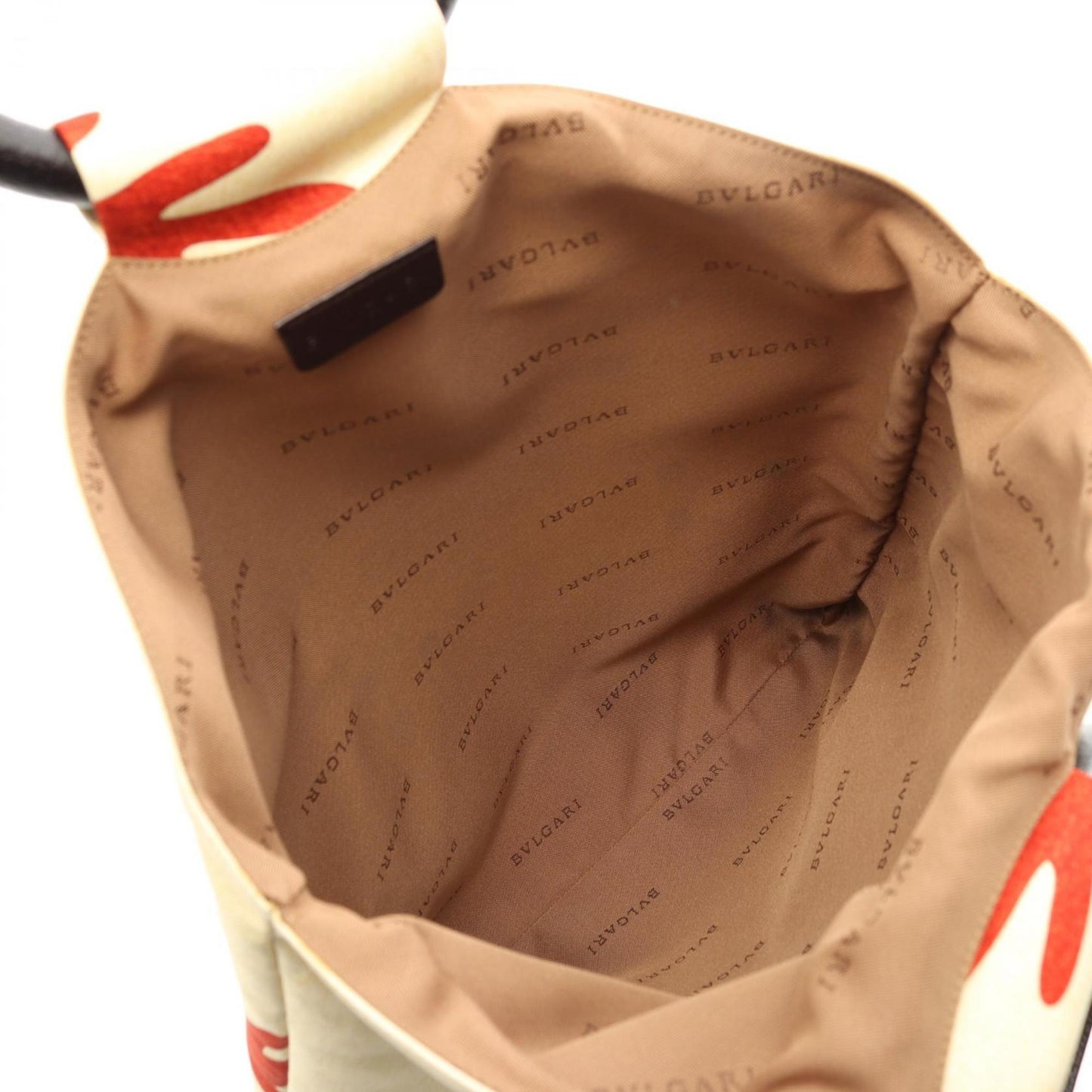 Bvlgari Beach Handbag In Silk And Leather For Women
