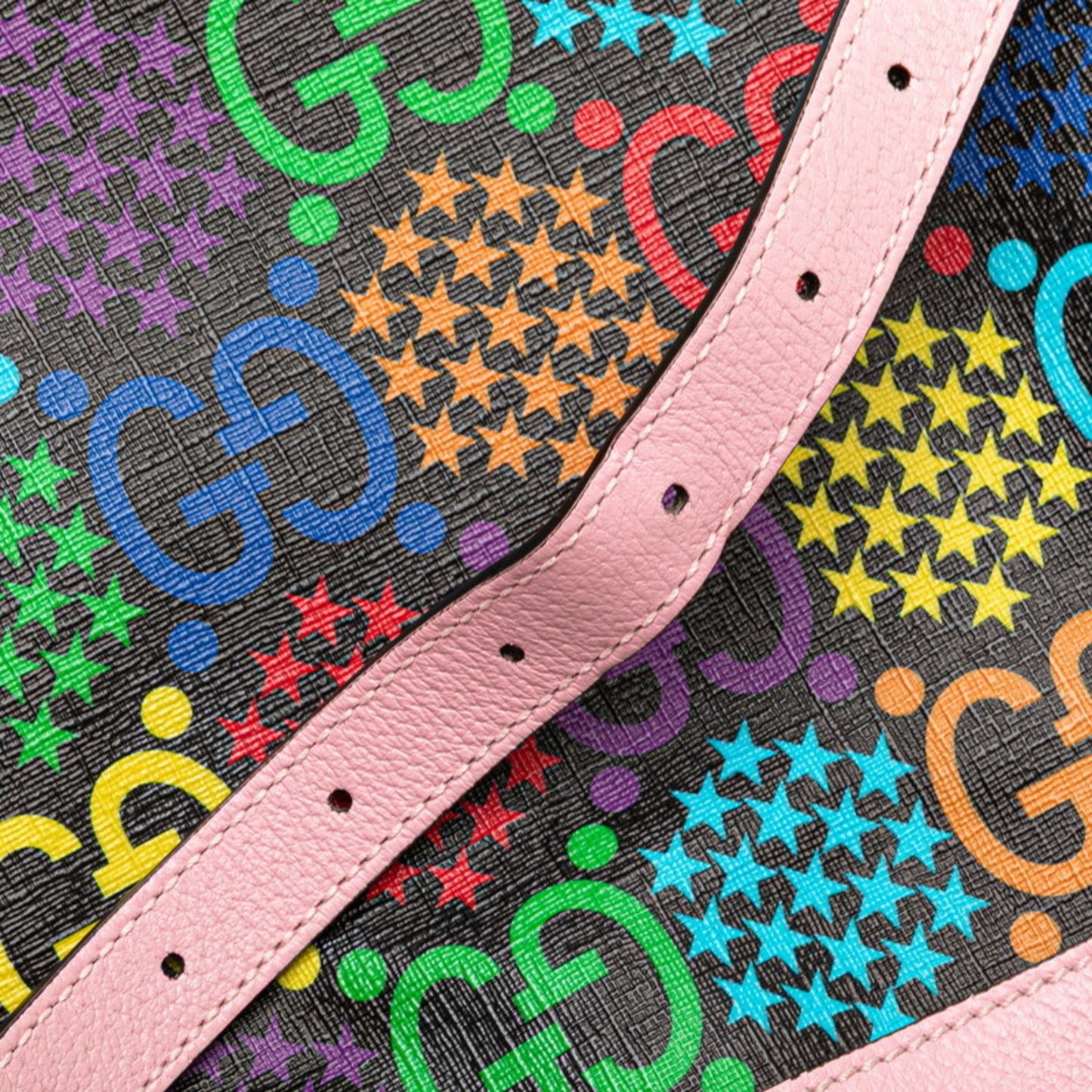 Gucci Gg Psychedelic Crossbody Shoulder Bag 598149 In Black