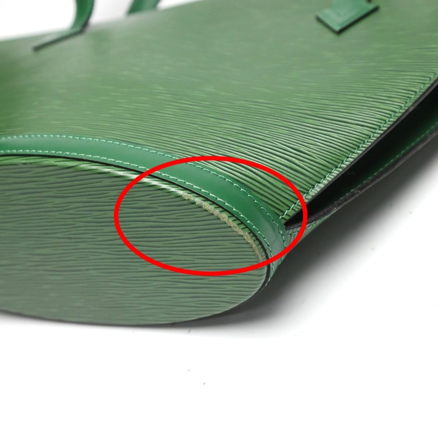 Louis Vuitton Louis Vuitton Tote Bag Epi Borneo Green Saint Jacques Leather M52334