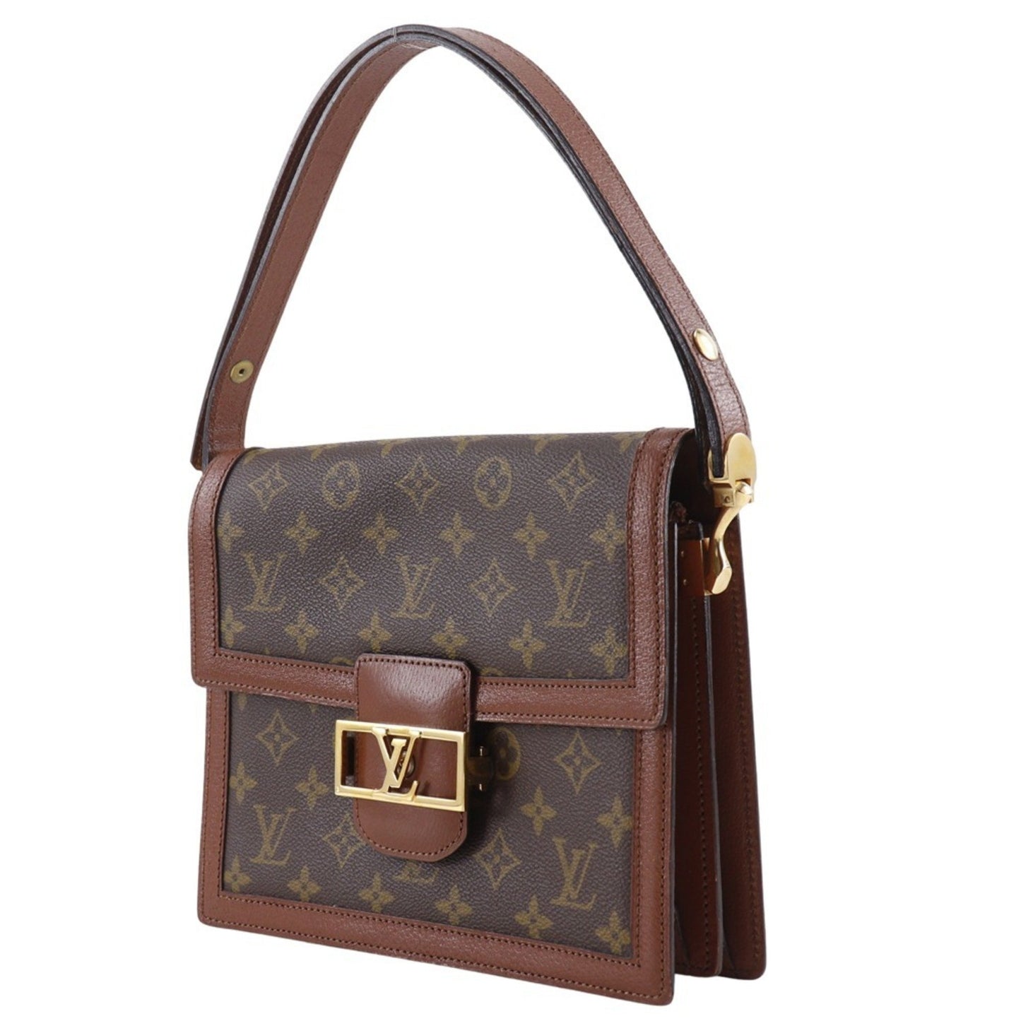 Louis Vuitton Sac Dauphine Shoulder Bag M51410 Monogram Canvas Brown A5 Flap