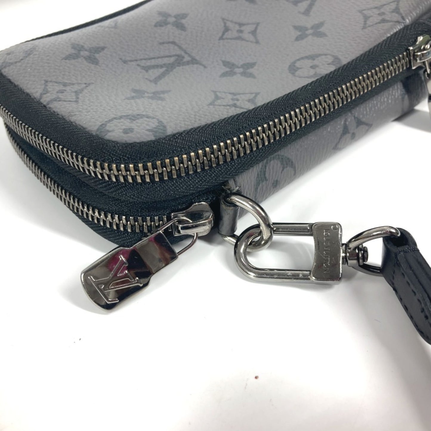 Louis Vuitton M69534 Monogram Eclipse Double Phone Pouch