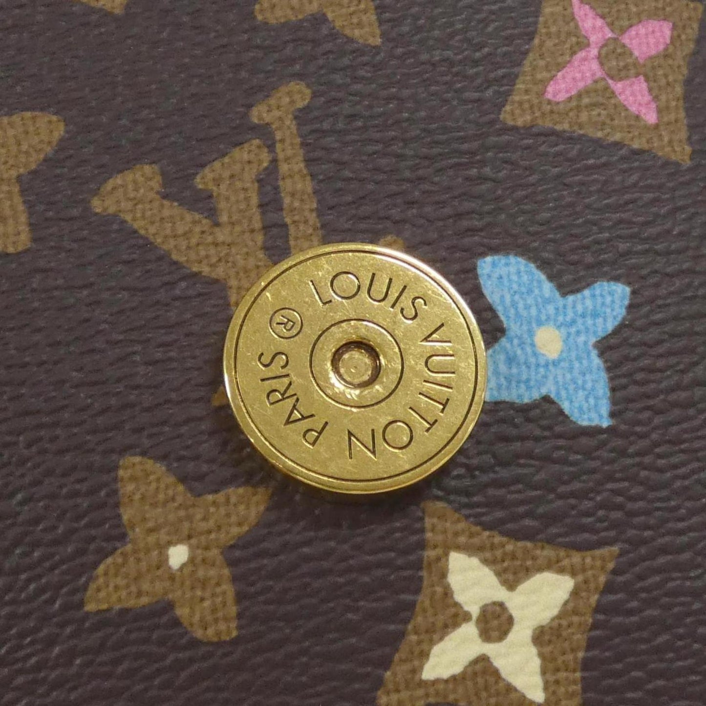 Canvas Louis Vuitton Pouch Coated