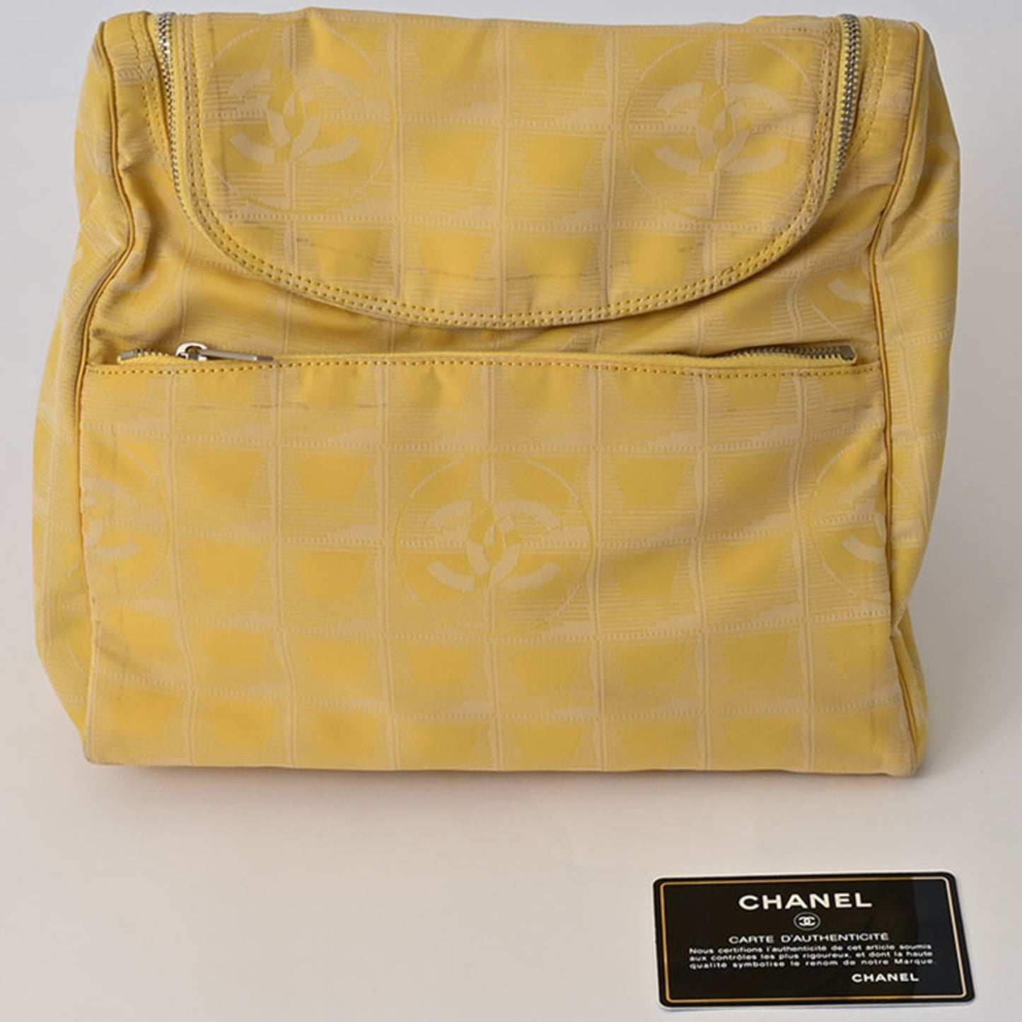 Chanel New Travel Line Shoulder Bag Yellow A15958