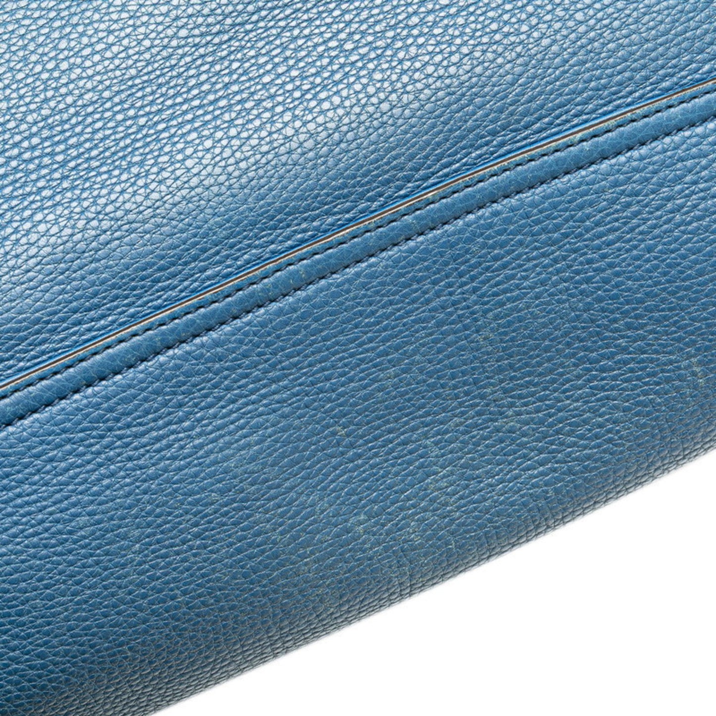 Gucci Interlocking G Shoulder Bag 322056 Blue Leather