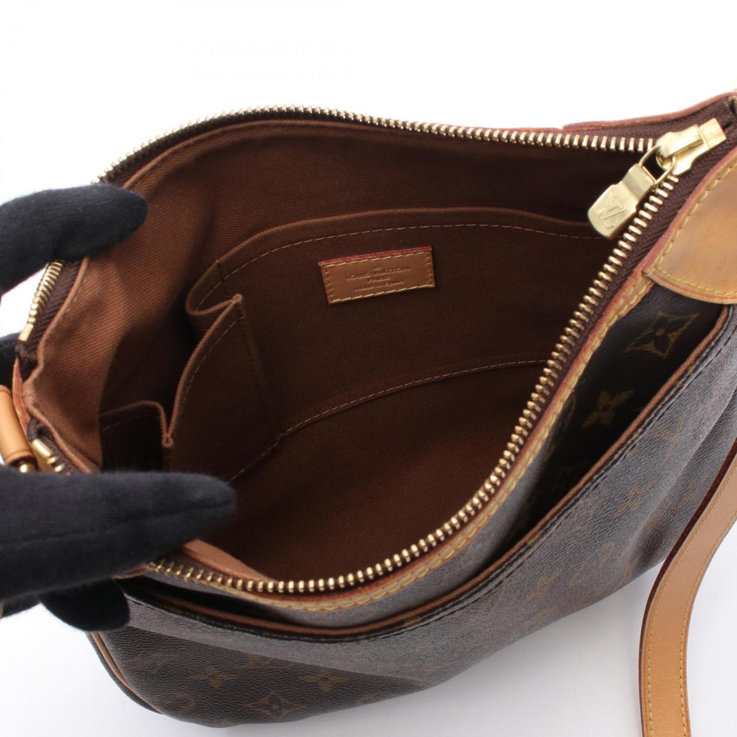 Louis Vuitton Odeon Pm Shoulder Bag In Coated Canvas And Leather With Monogram Design