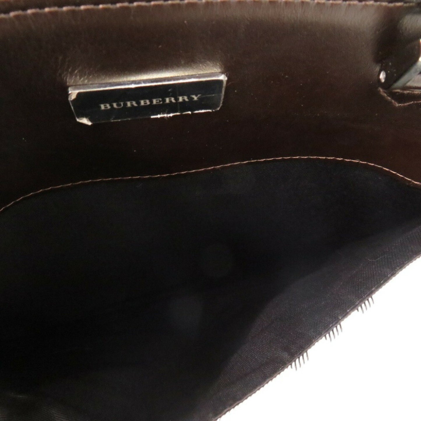 Burberry Nova Check Canvas Leather Beige Handbag 2010Burberry