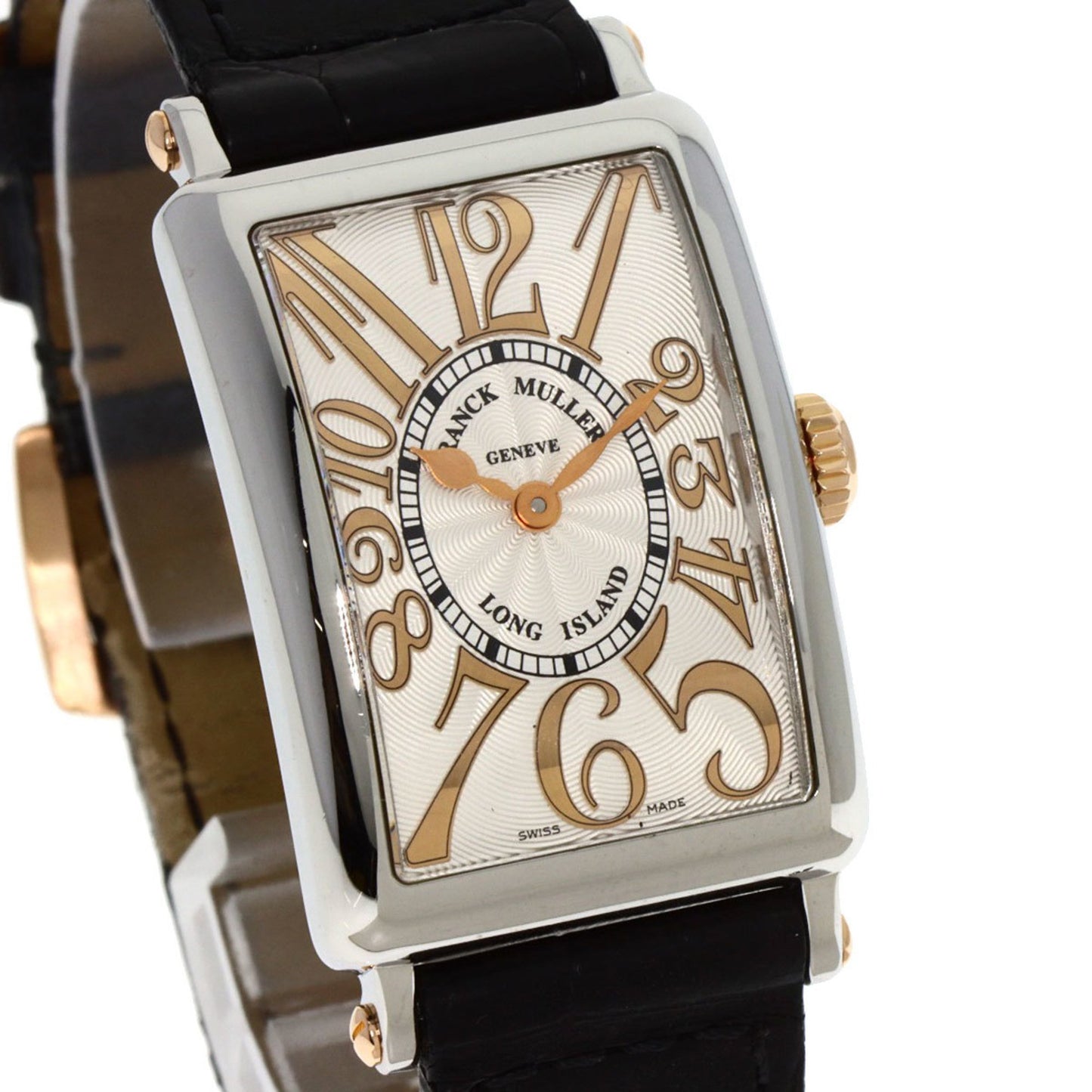 Frank Muller 902Relstg Long Island Watch Stainless Steel Leather