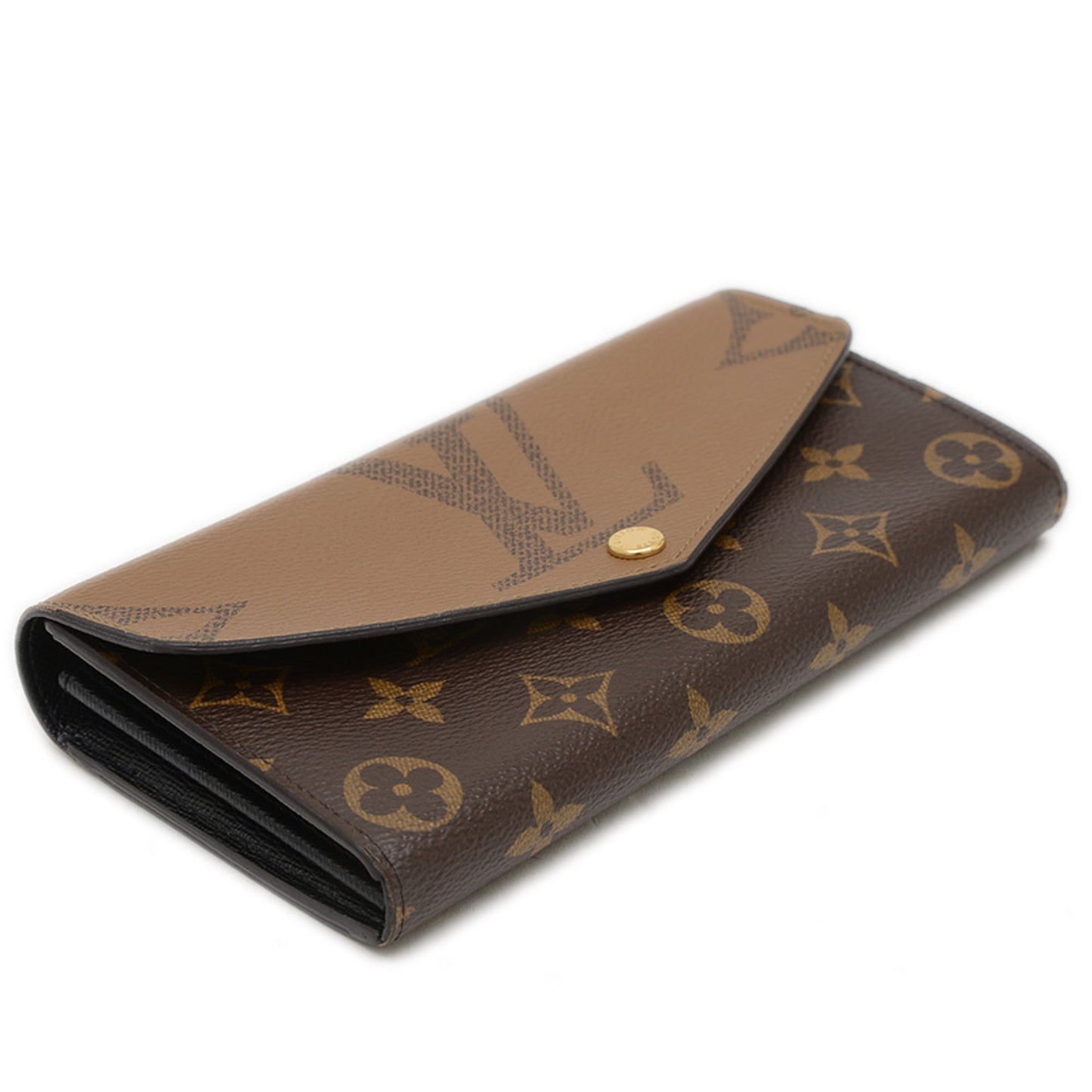 Louis Vuitton Monogram Giant Portefeuille Sarah Long Wallet M80726 Initial