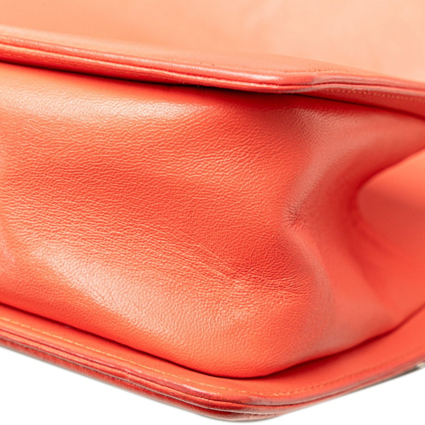 Chanel Coco Mark Boy 25 Shoulder Bag In Orange