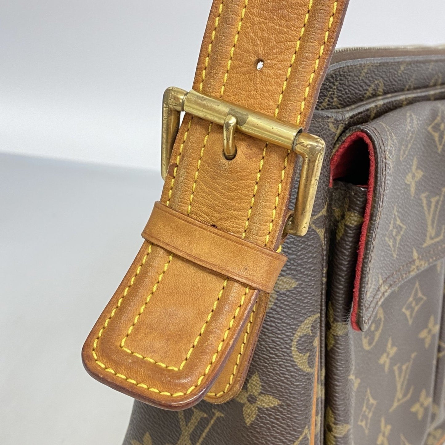 Louis Vuitton Monogram Viva Cite Gm Shoulder Bag M51163 Brown