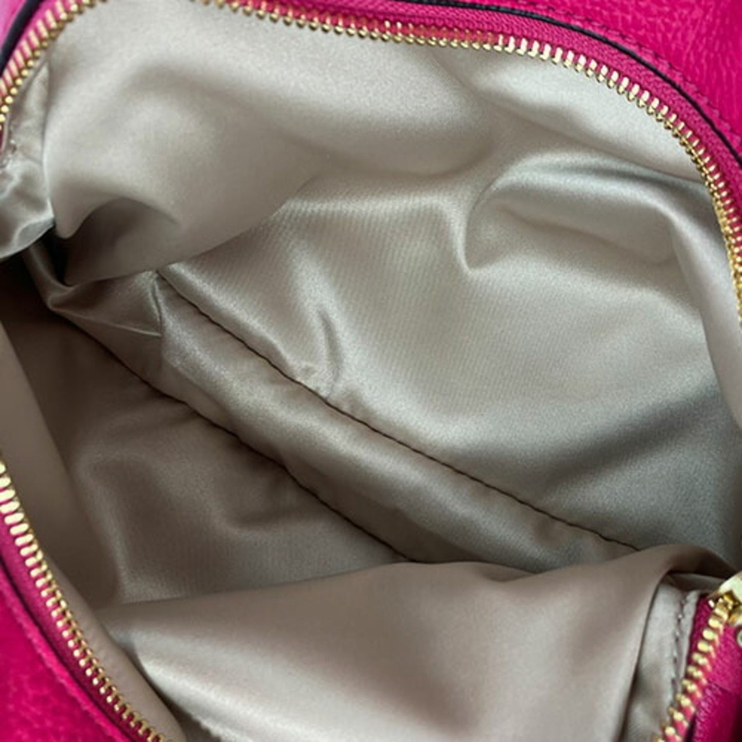 Coach Tote Bag 26282 Canvas Leather Pink Beige