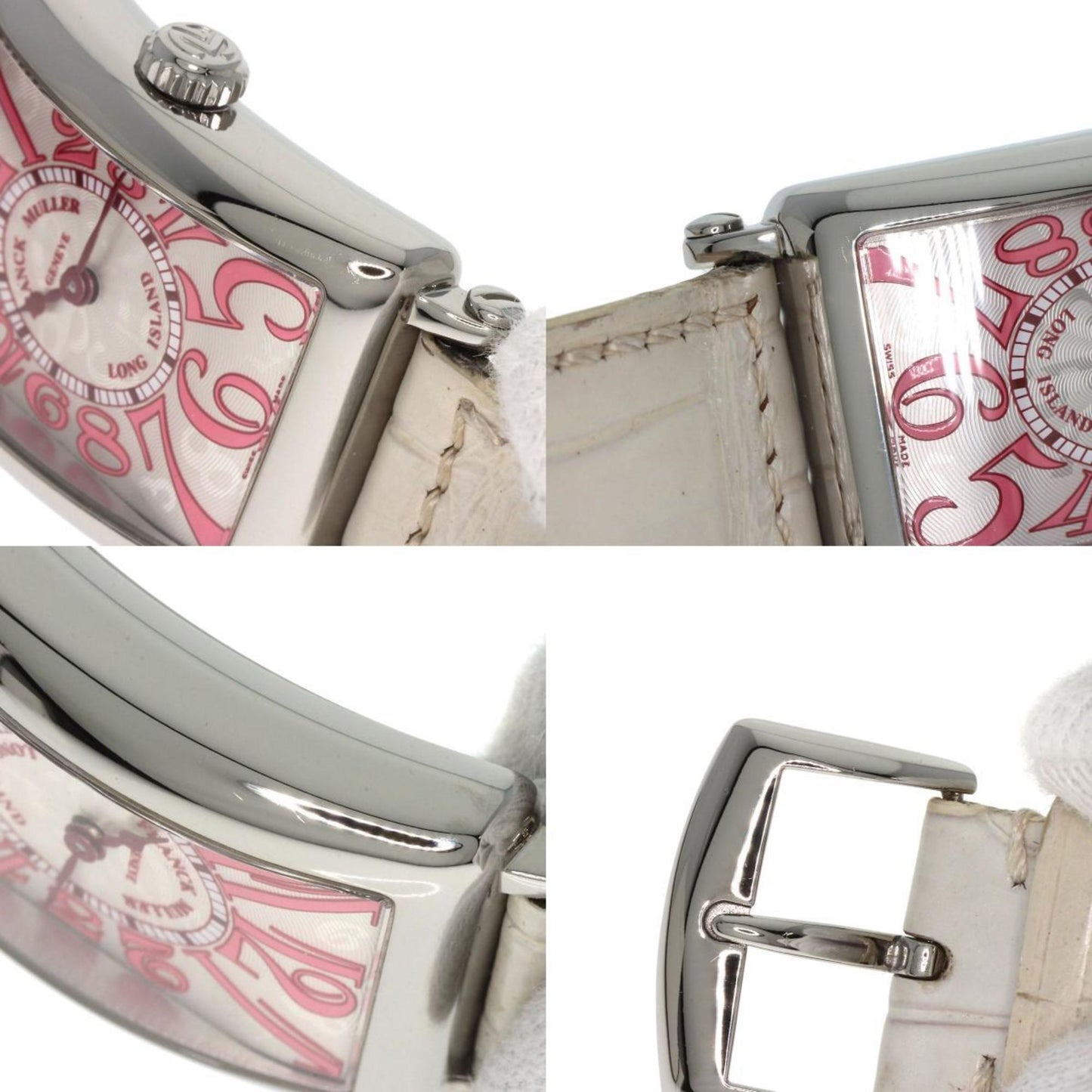 Franck Muller 902J Long Island Japan Limited Edition 500 Pieces Stainless Steel Leather