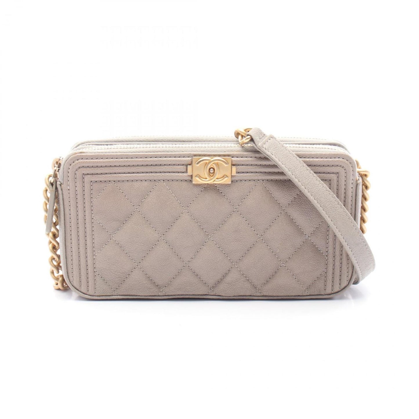 Chanel Boy Chanel Shoulder Bag In Grained Calfskin Leather