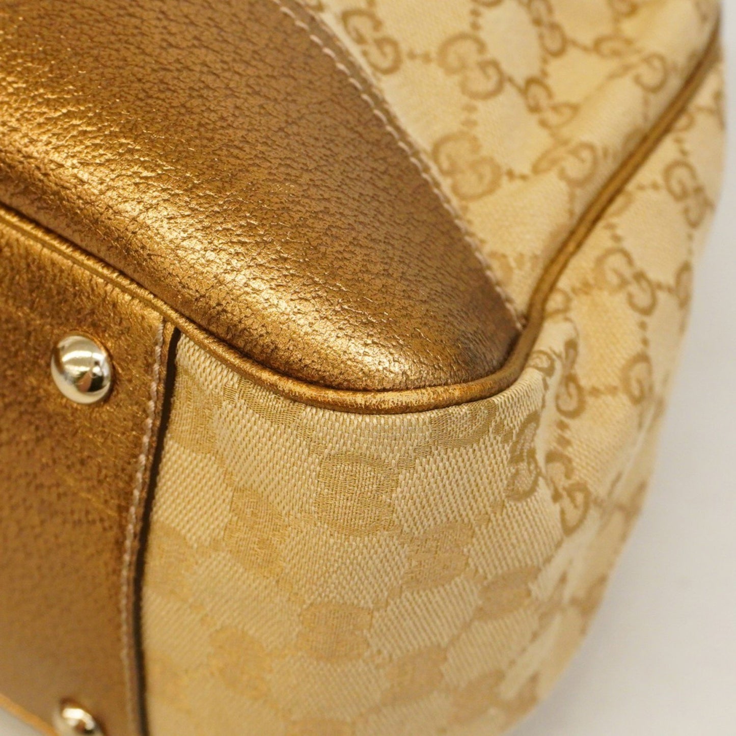Gucci Gg Canvas Princess Tote Bag 161719