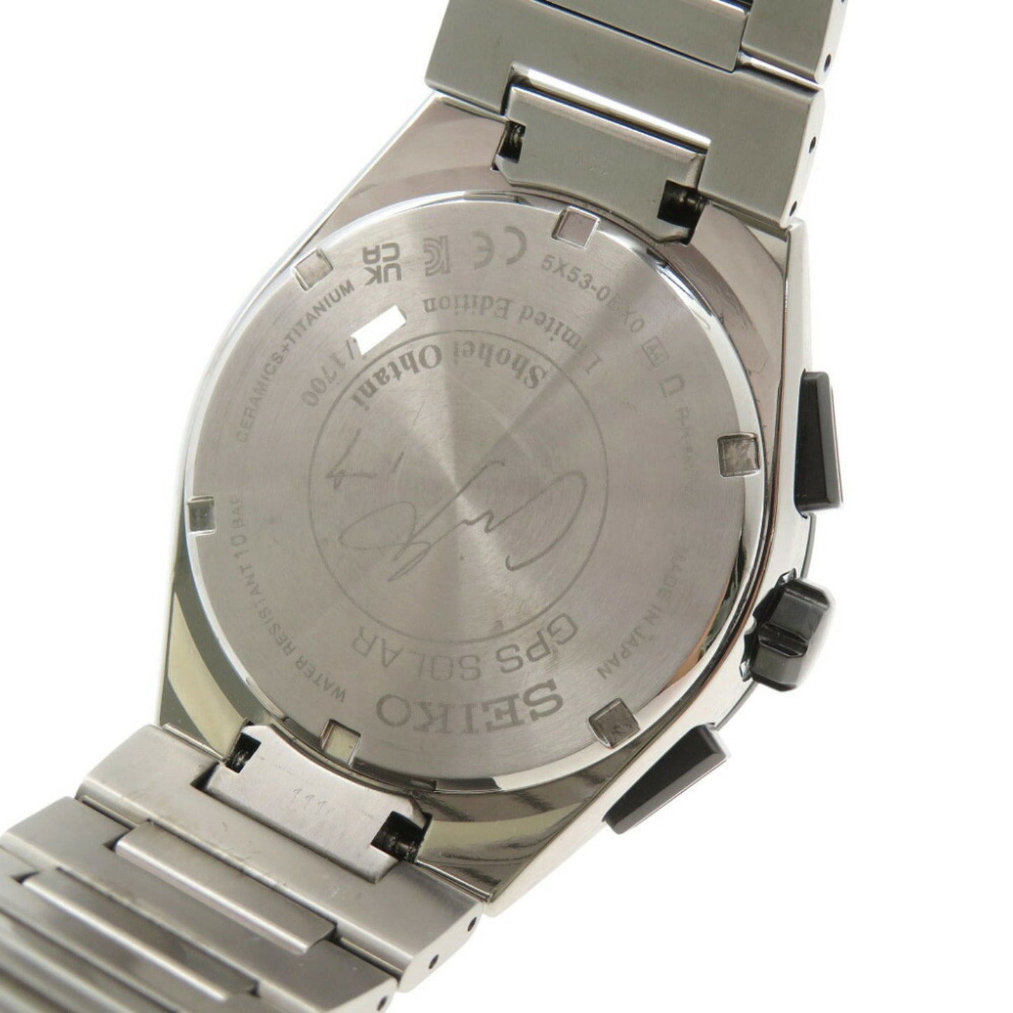 Seiko Astron Shohei Otani Model Solar Radio Watch Sbxc125 / 5X53-0Bx0 Wristwatch Titanium/Ceramic