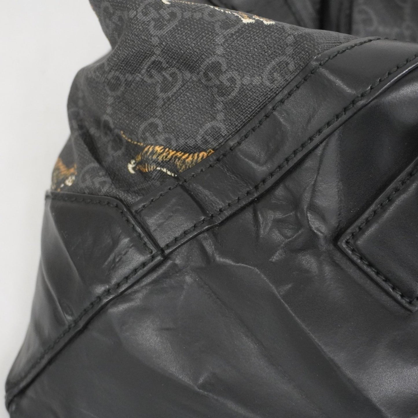 Gucci Gg Supreme Boston Bag 474131 Black
