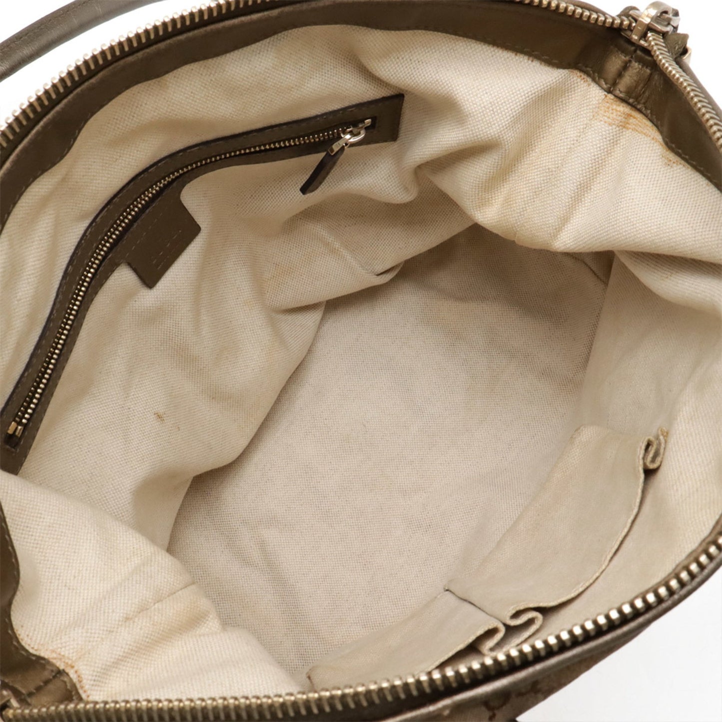 Gucci Heart Bit Shoulder Bag In Gg Canvas