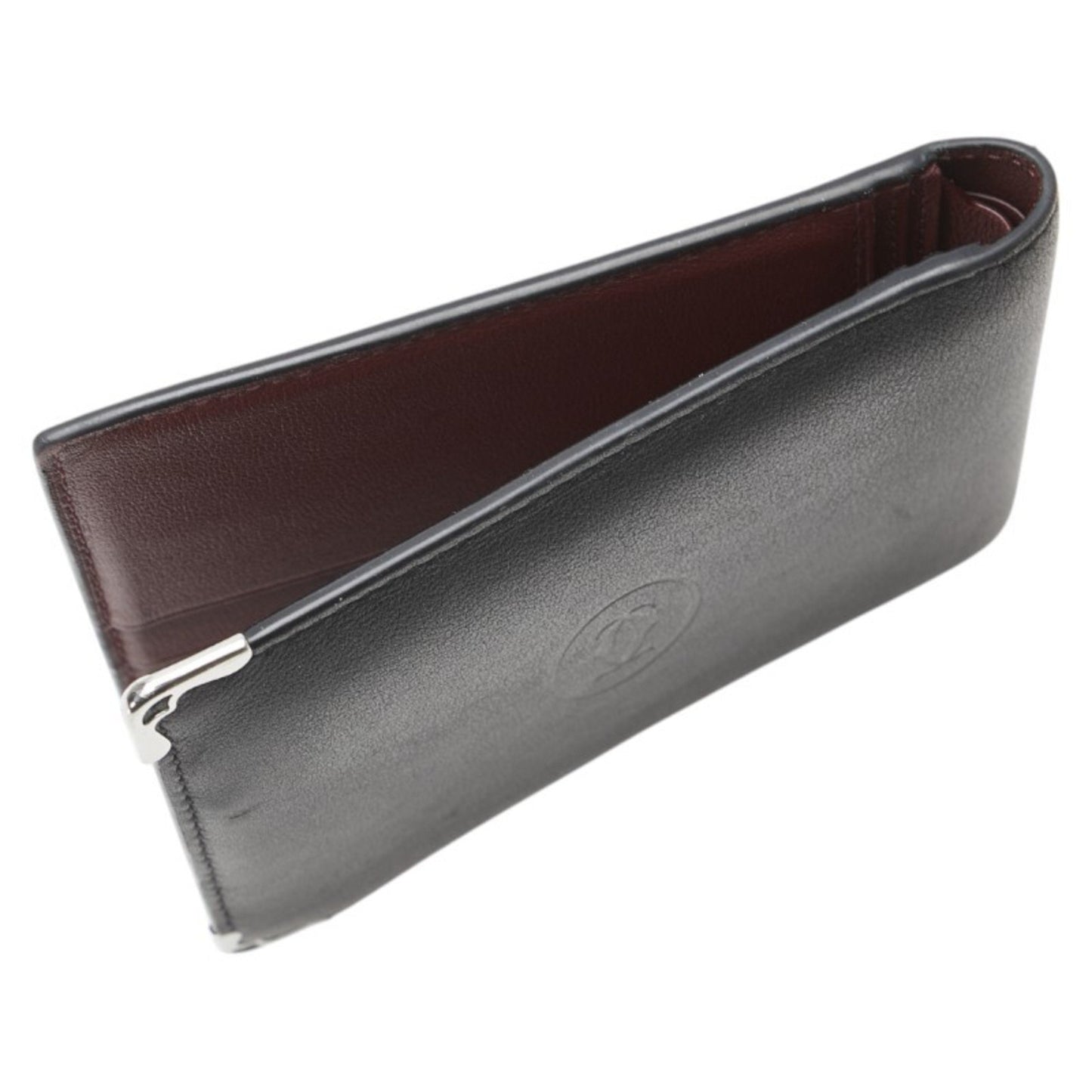 Cartier Must Line Billfold Black Leather