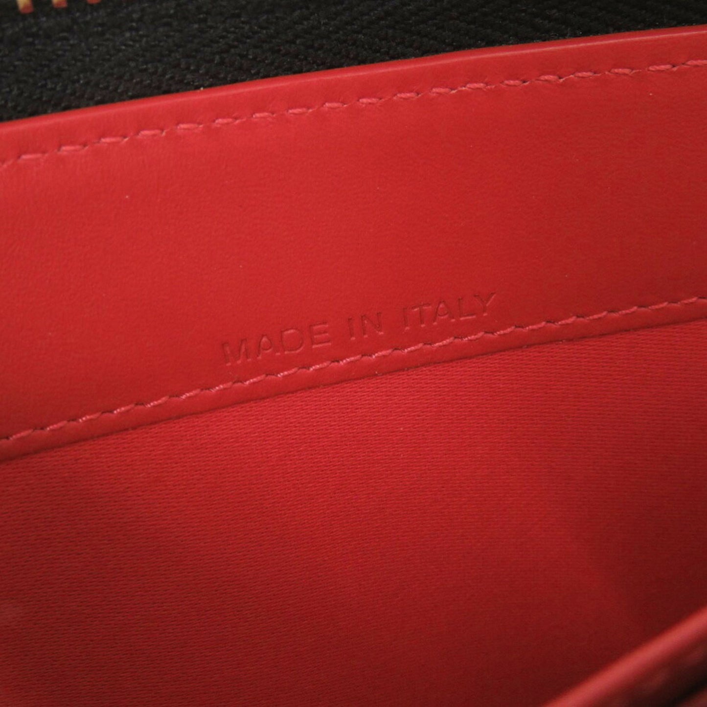 Like New Christian Louboutin Panettone Leather Round Long Wallet In Black And Gold