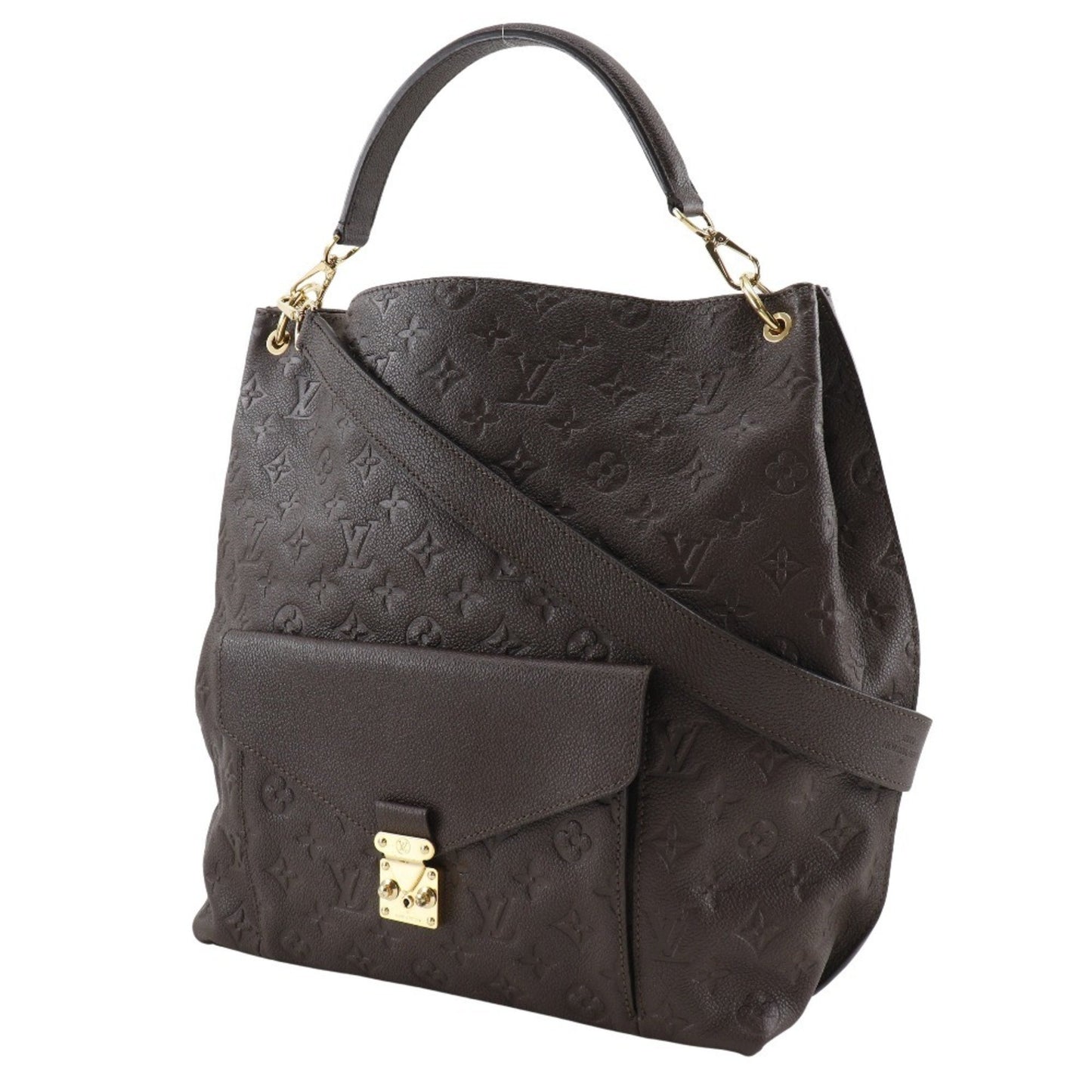 Louis Vuitton Louis Vuitton Metis Shoulder Bag M40809 Monogram Empreinte Terre 2013 Brown Ar3163