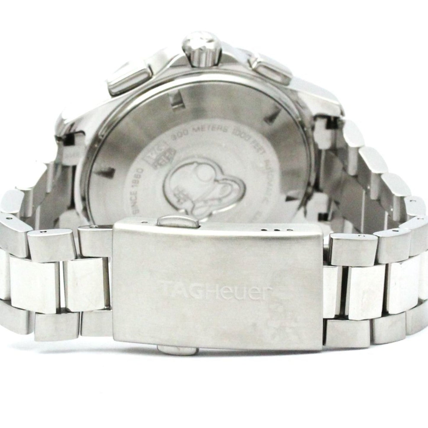 Polished Tag Heuer Aquaracer Chronograph Steel Automatic Watch Caf2010 Bf574137