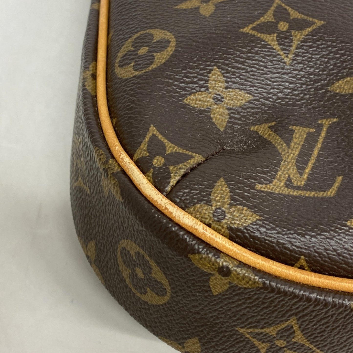 Louis Vuitton Monogram Odeon Pm Shoulder Bag M56390 Brown