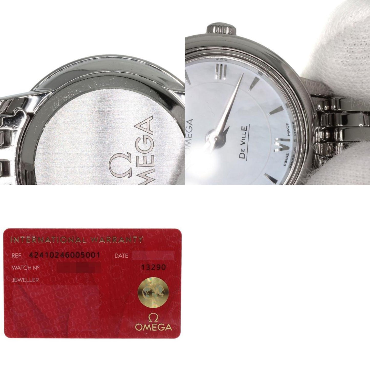 Omega 424.10.24.60.05.001 De Ville Prestige Watch Stainless Steel Ss