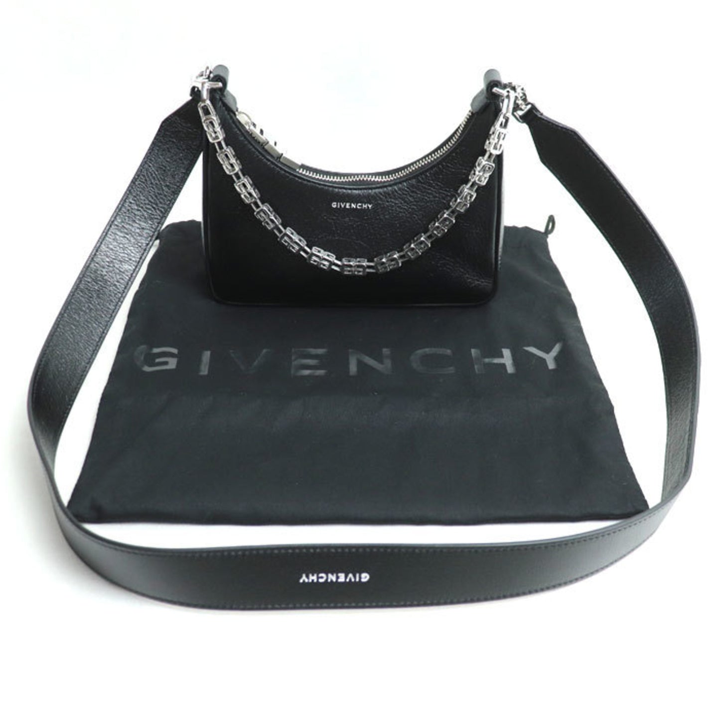 Givenchy Moon Cutout 2-Way Shoulder Bag Black Bb50Qkb1Ld