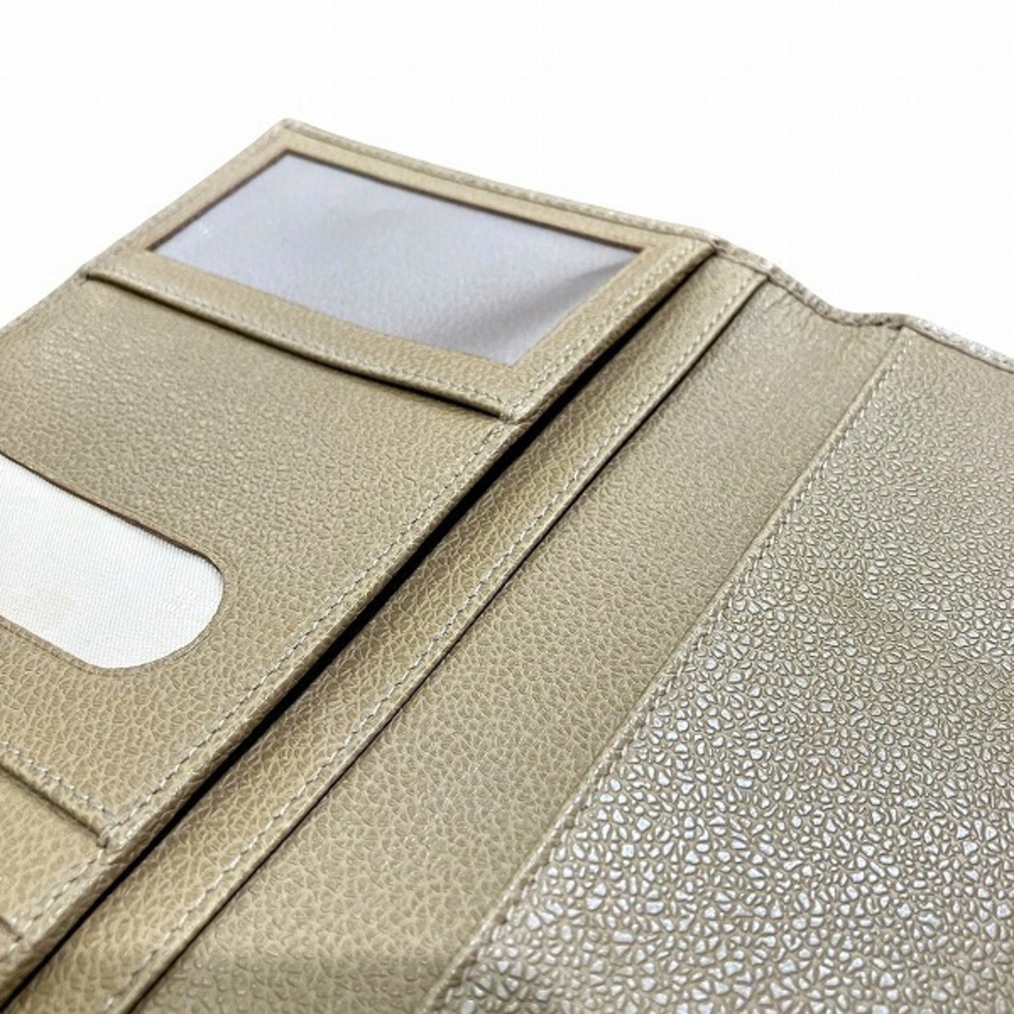 Bvlgari Mirelge White Leather Accessory Passport Case