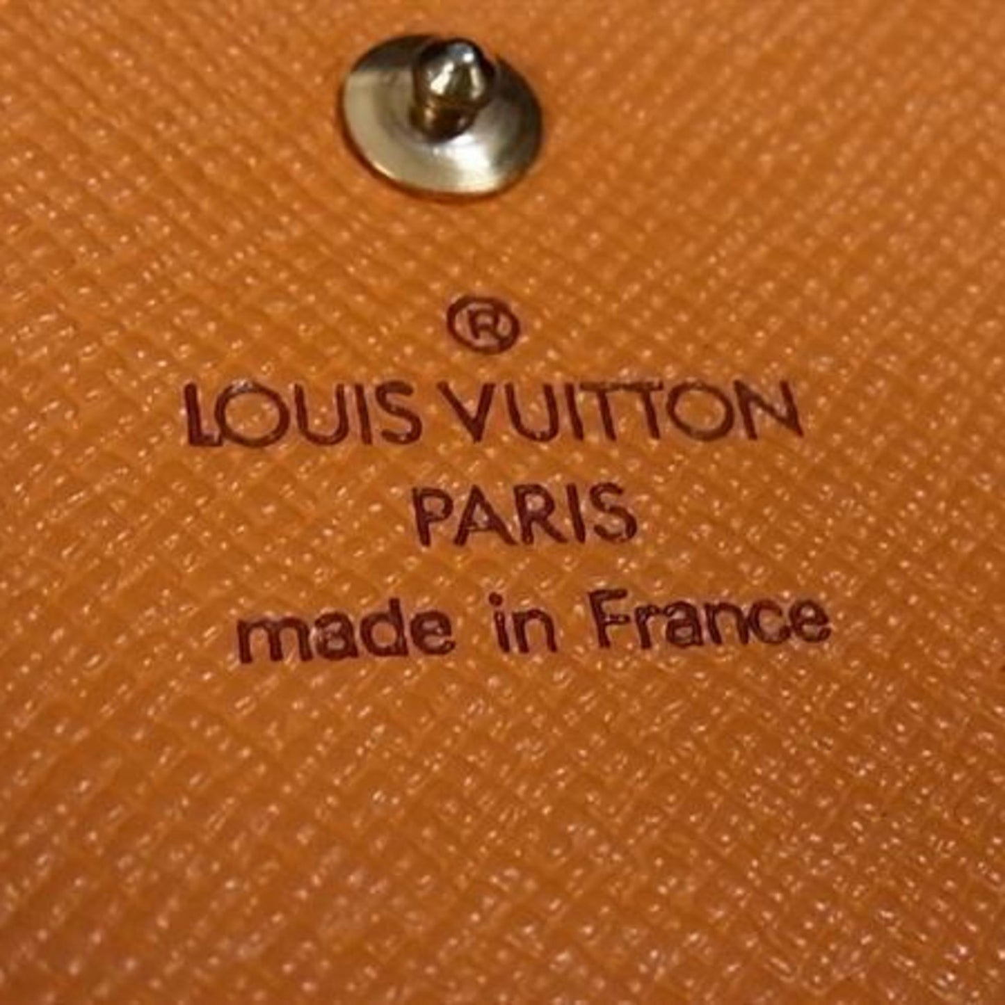 Louis Vuitton Louis Vuitton Bifold Wallet Porte Monnaie Bi-Fold M6348H Mandarin Epi Leather