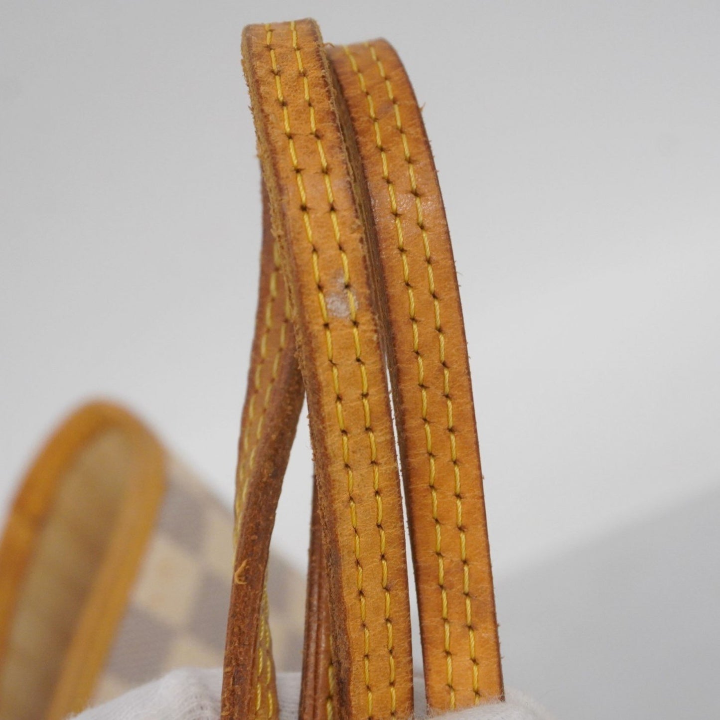 Louis Vuitton Damier Azur Neverfull Mm Tote Bag N51107 White