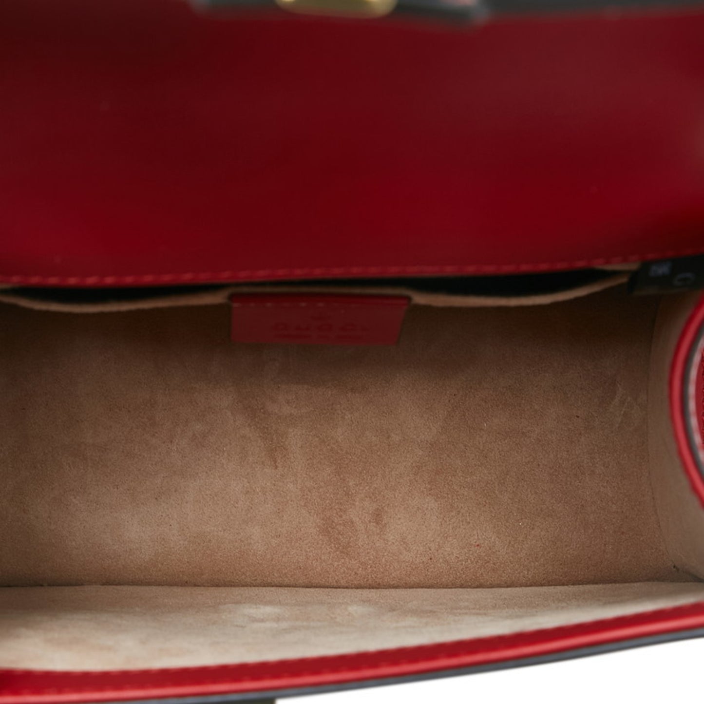 Gucci Sylvie Handbag Shoulder Bag 470270 Red Leather
