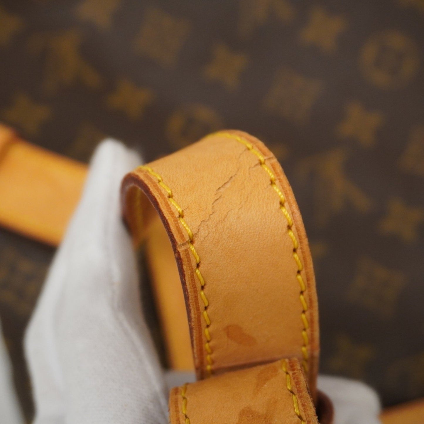 Louis Vuitton Monogram Keepall Bandouliere 60 Boston Bag M41412 Brown