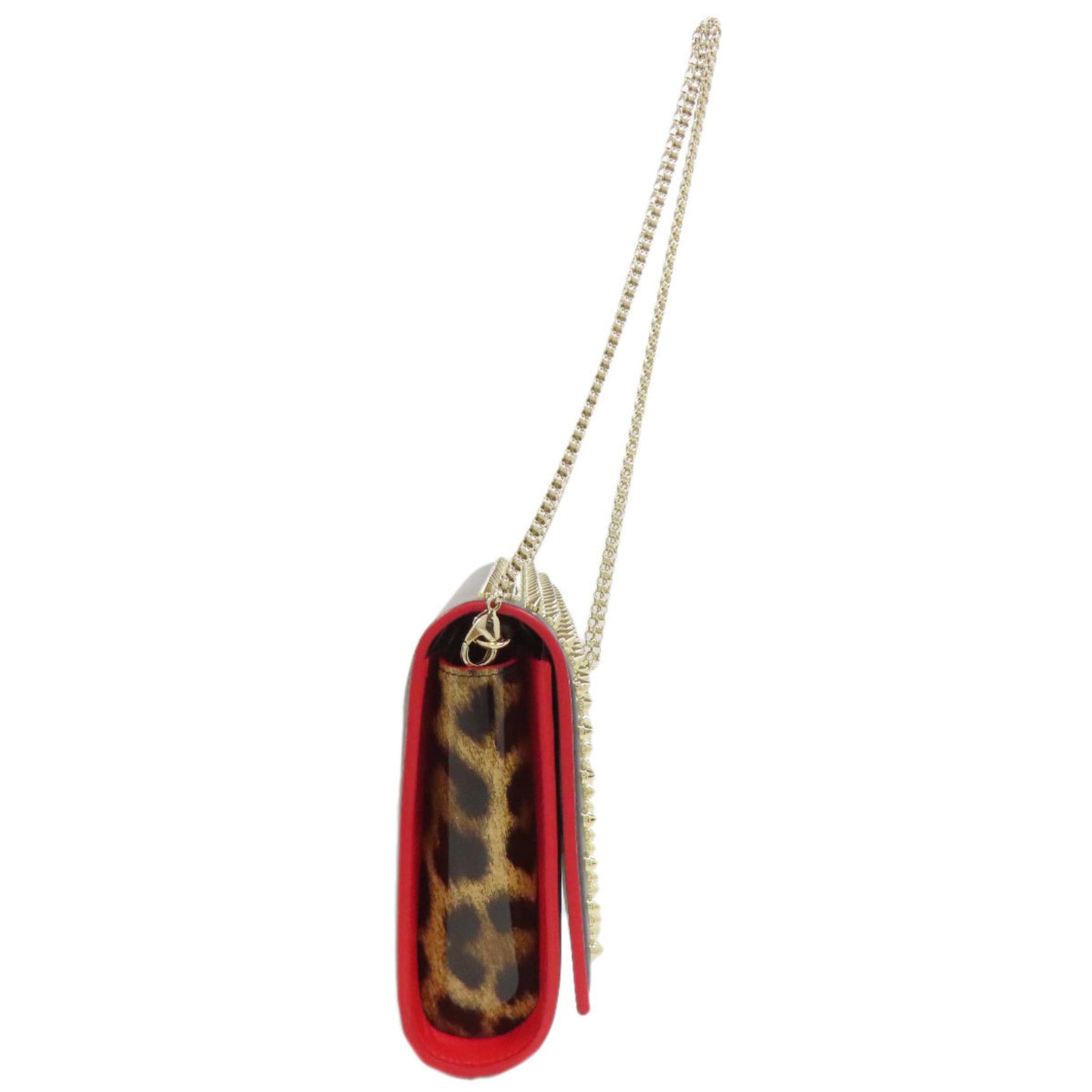 Christian Louboutin Studded Shoulder Bag Leather
