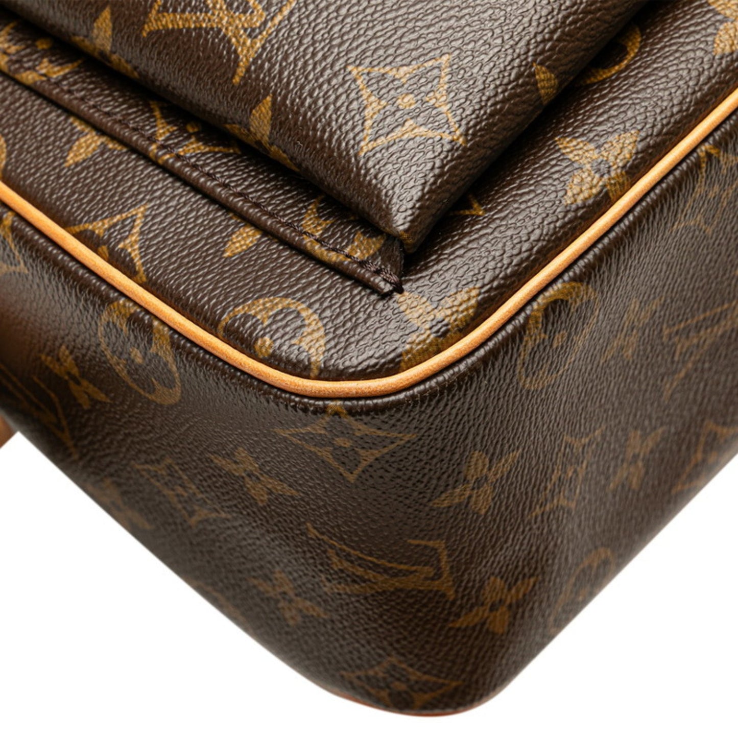 Louis Vuitton Monogram Viva Cite Gm One-Shoulder Bag M51163 Brown Pvc Leather