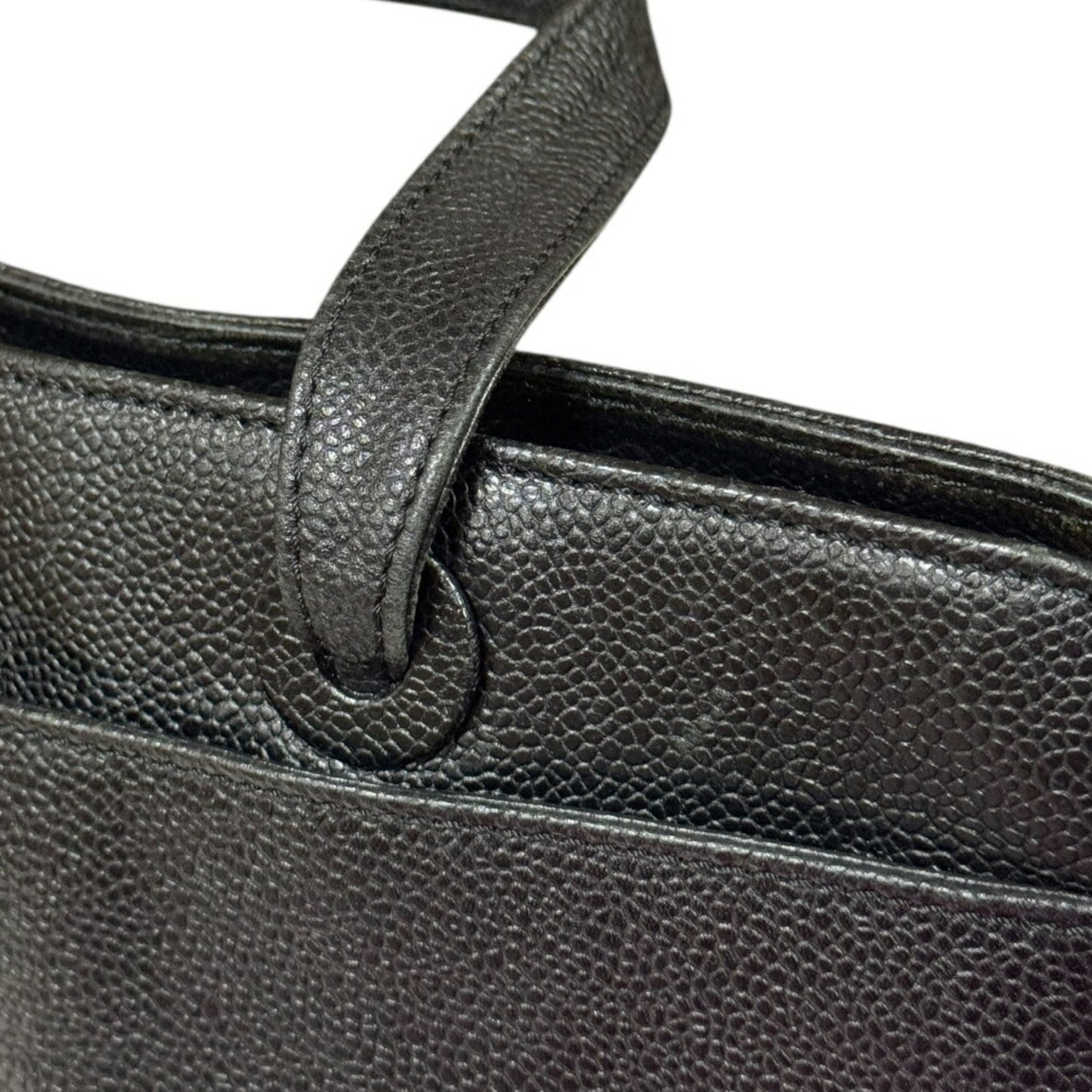 Chanel Handbag Caviar Skin Black