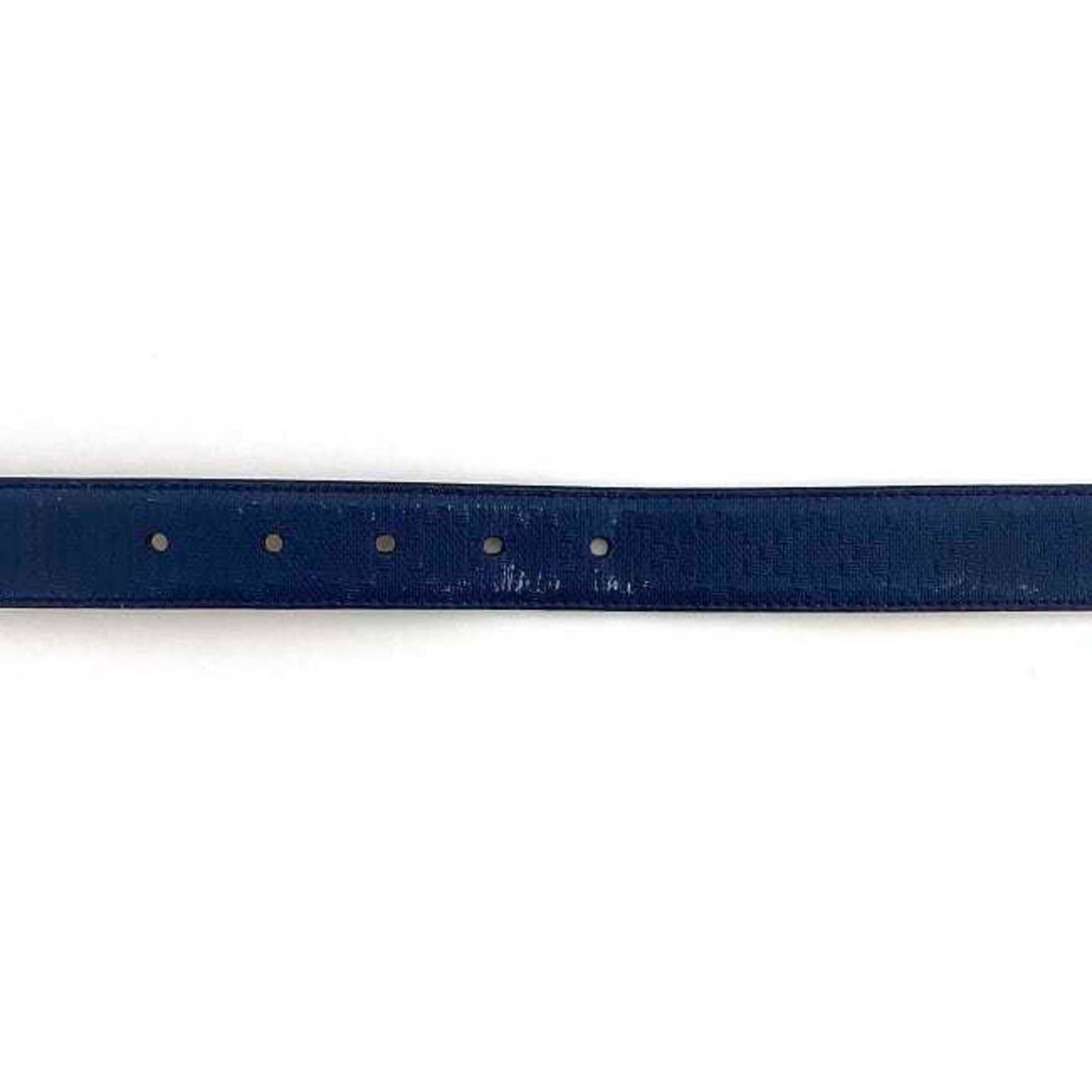 Gucci Belt Navy Interlocking Diamante 525040 30Mm Waist Leather Gucci Gg Square Buckle