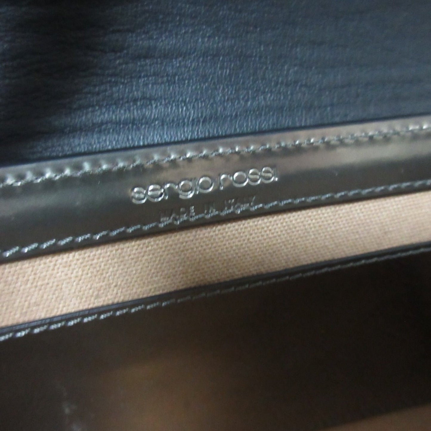 Sergio Rossi Borse Hard Clutch Chain Shoulder Bag