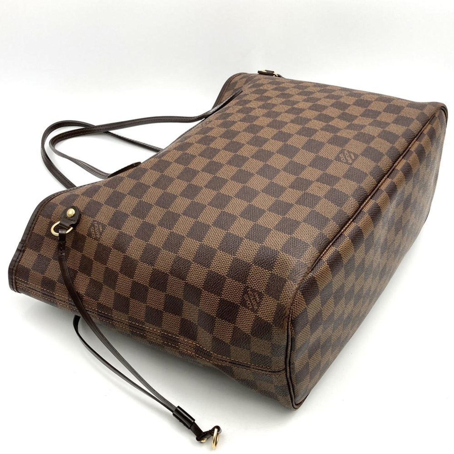 Louis Vuitton N51105 Neverfull Mm (Old) Tote Bag Brown Damier Canvas