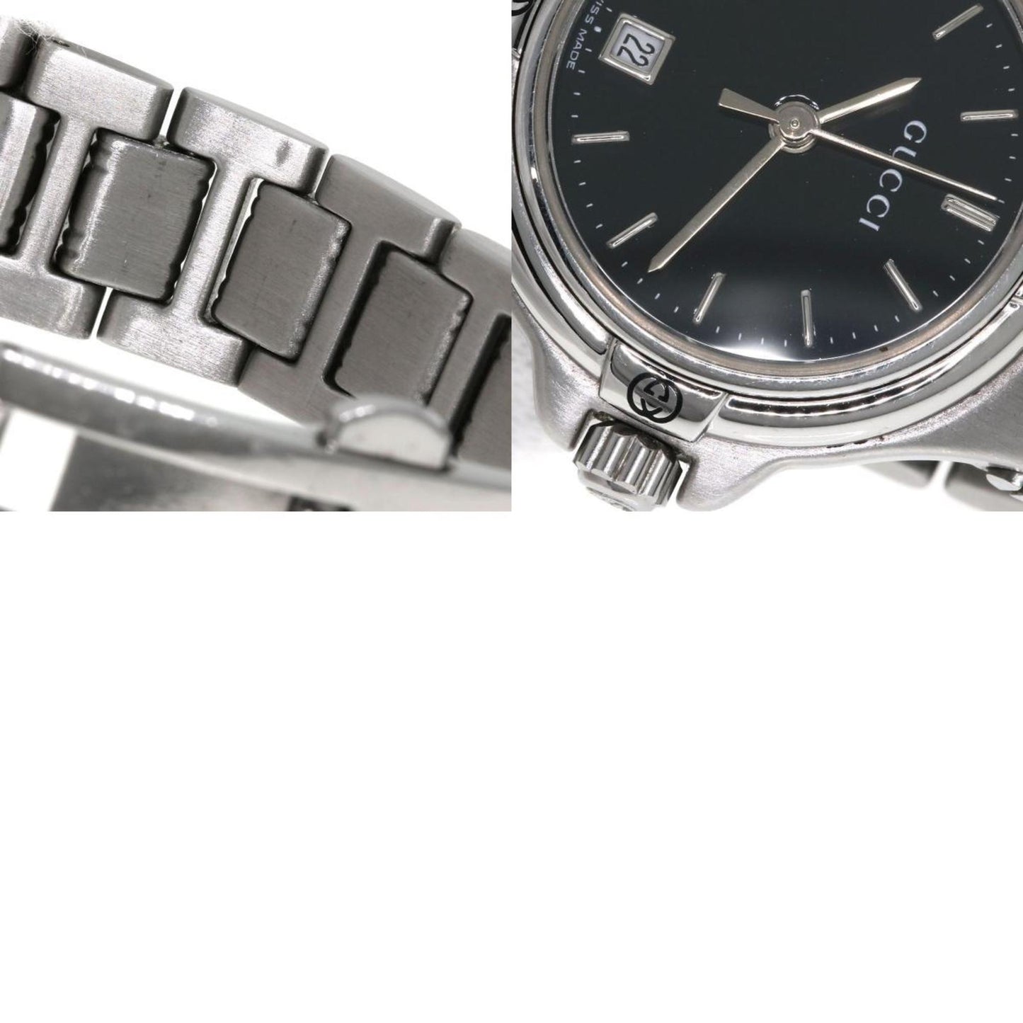 Gucci 9040L Stainless Steel/Ss